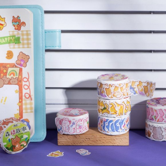 Korean Style Animal Die Cut Masking Tape - Picture 7 of 15